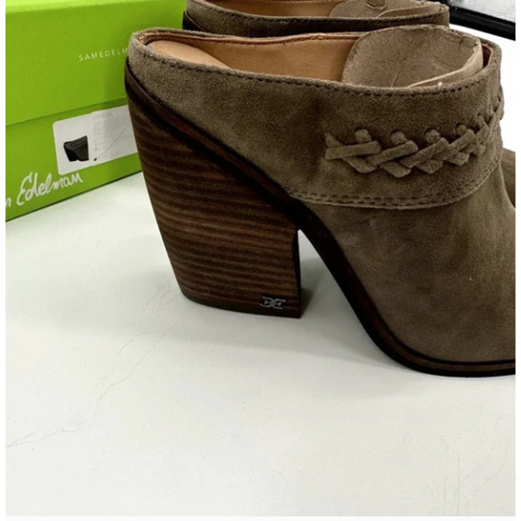 SAM EDELMAN New in Box Alison Western Mule in Desert Olive // 9 - Picture 8 of 12